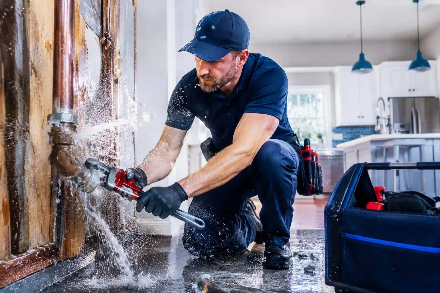 Local emergency pipe repair professionals in Macksville, KS
